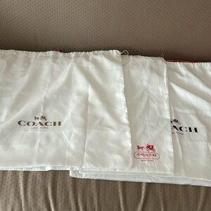 Coach XL dust bag $25/each